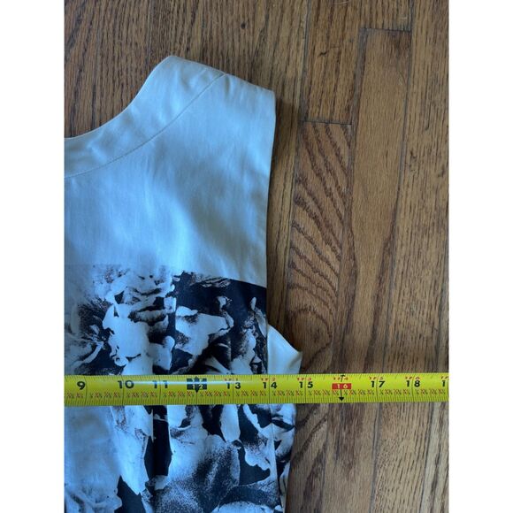 Dries Van Noten White Floral A Line Midi Dress   Women's Size Small - Picture 7 of 8